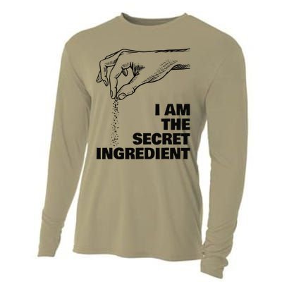 Secret Ingredient Funny Cooking Cook Chef Cooling Performance Long Sleeve Crew