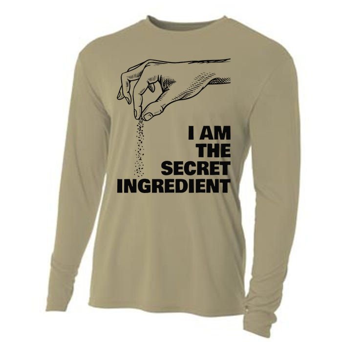 Secret Ingredient Funny Cooking Cook Chef Cooling Performance Long Sleeve Crew