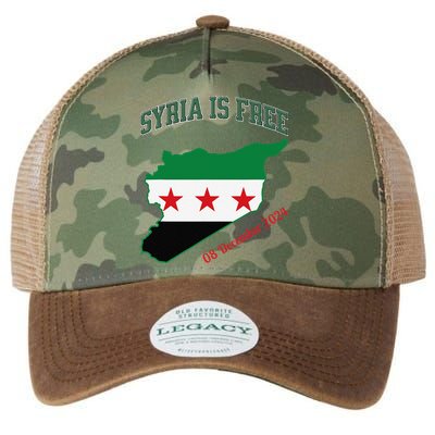 Syria Is Free Join The Freedom March Celebrate Syria Legacy Tie Dye Trucker Hat