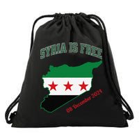 Syria Is Free Join The Freedom March Celebrate Syria Drawstring Bag