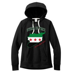 Syria Is Free Join The Freedom March Celebrate Syria Women's Fleece Hoodie