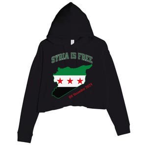 Syria Is Free Join The Freedom March Celebrate Syria Crop Fleece Hoodie