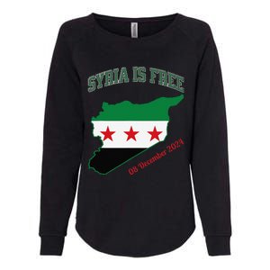 Syria Is Free Join The Freedom March Celebrate Syria Womens California Wash Sweatshirt