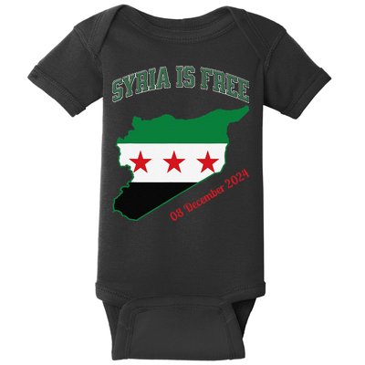 Syria Is Free Join The Freedom March Celebrate Syria Baby Bodysuit
