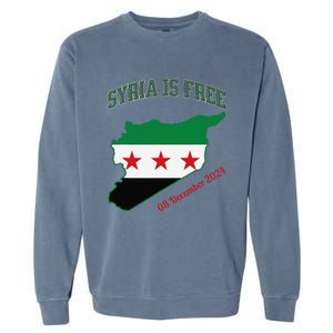 Syria Is Free Join The Freedom March Celebrate Syria Garment-Dyed Sweatshirt