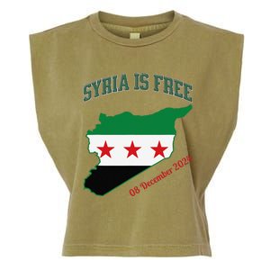 Syria Is Free Join The Freedom March Celebrate Syria Garment-Dyed Women's Muscle Tee