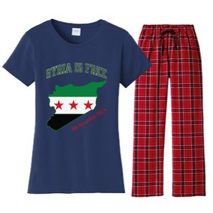 Syria Is Free Join The Freedom March Celebrate Syria Women's Flannel Pajama Set