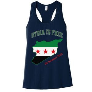 Syria Is Free Join The Freedom March Celebrate Syria Women's Racerback Tank