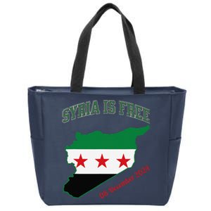 Syria Is Free Join The Freedom March Celebrate Syria Zip Tote Bag