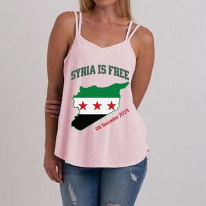 Syria Is Free Join The Freedom March Celebrate Syria Women's Strappy Tank