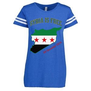 Syria Is Free Join The Freedom March Celebrate Syria Enza Ladies Jersey Football T-Shirt