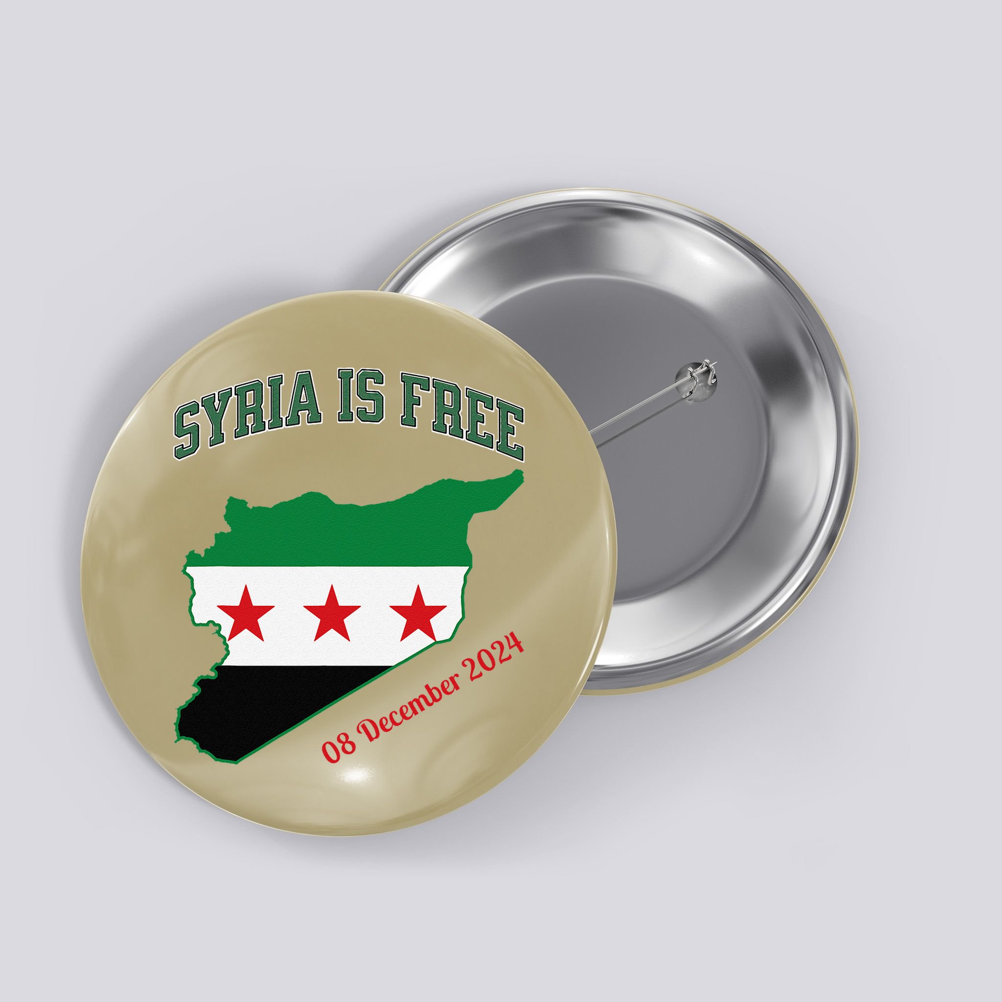 Syria Is Free Join The Freedom March Celebrate Syria Button