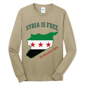 Syria Is Free Join The Freedom March Celebrate Syria Tall Long Sleeve T-Shirt