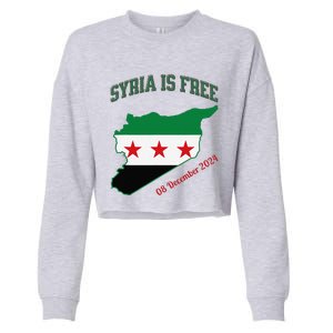 Syria Is Free Join The Freedom March Celebrate Syria Cropped Pullover Crew