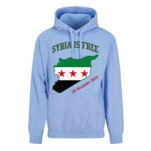 Syria Is Free Join The Freedom March Celebrate Syria Unisex Surf Hoodie