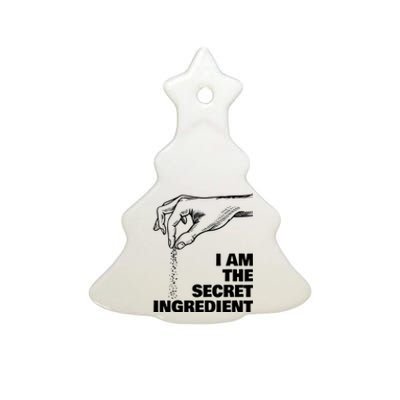 Secret Ingredient Funny Cooking Chef Ceramic Tree Ornament