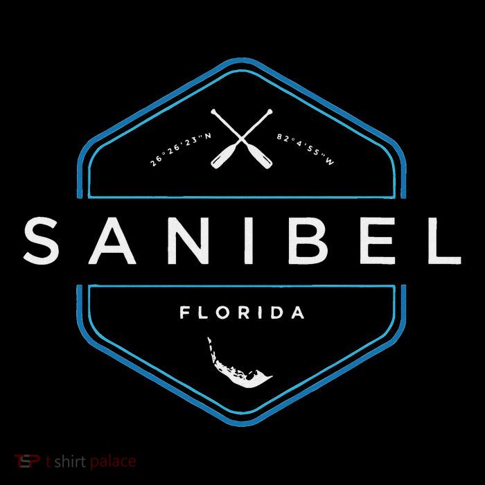 Sanibel Island Florida Beach Graphic T-Shirt