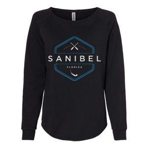 Sanibel Island Florida Beach Graphic Womens California Wash Sweatshirt