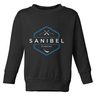 Sanibel Island Florida Beach Graphic Toddler Sweatshirt