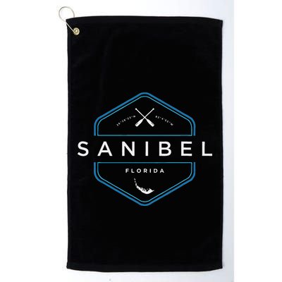 Sanibel Island Florida Beach Graphic Golf Towel