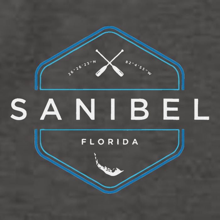Sanibel Island Florida Beach Graphic Vector Backpack