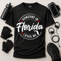 Someone In Florida Loves Me Cooling Performance Crew T-Shirt