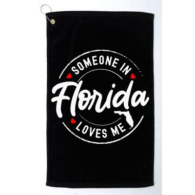 Someone In Florida Loves Me Golf Towel