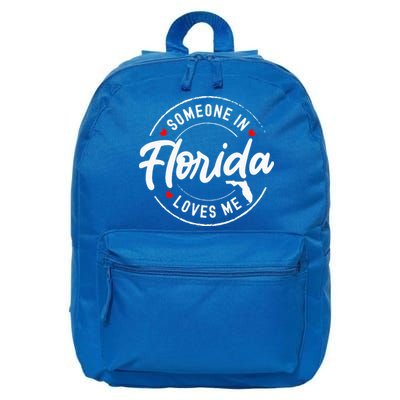 Someone In Florida Loves Me 16 in Basic Backpack