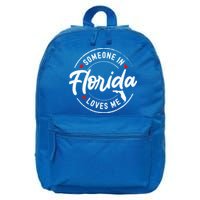 Someone In Florida Loves Me 16 in Basic Backpack