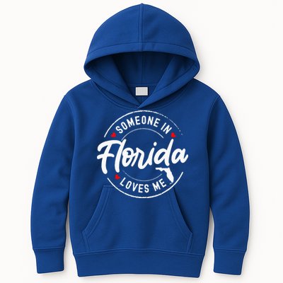 Someone In Florida Loves Me Kids Hoodie