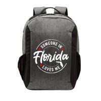 Someone In Florida Loves Me Vector Backpack