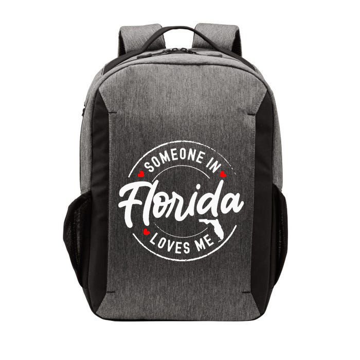 Someone In Florida Loves Me Vector Backpack