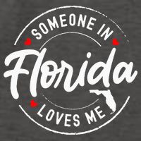 Someone In Florida Loves Me Vector Backpack