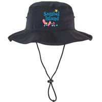 Sanibel Island Florida Seashells and Flip Flops Legacy Cool Fit Booney Bucket Hat