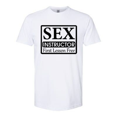 Sex Instructor First Free Lesson Softstyle CVC T-Shirt