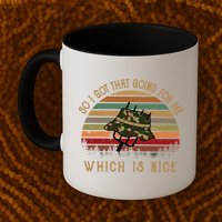 So I Got That Going For Me Which Is Nice Funny Vintage Hat Mug
