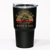 So I Got That Going For Me Which Is Nice Funny Vintage Hat Tumbler