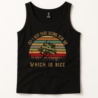 So I Got That Going For Me Which Is Nice Funny Vintage Hat Tank Top