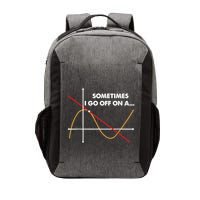 Sometimes I Go Off On A Tangent Math Math Nerd Gift Vector Backpack