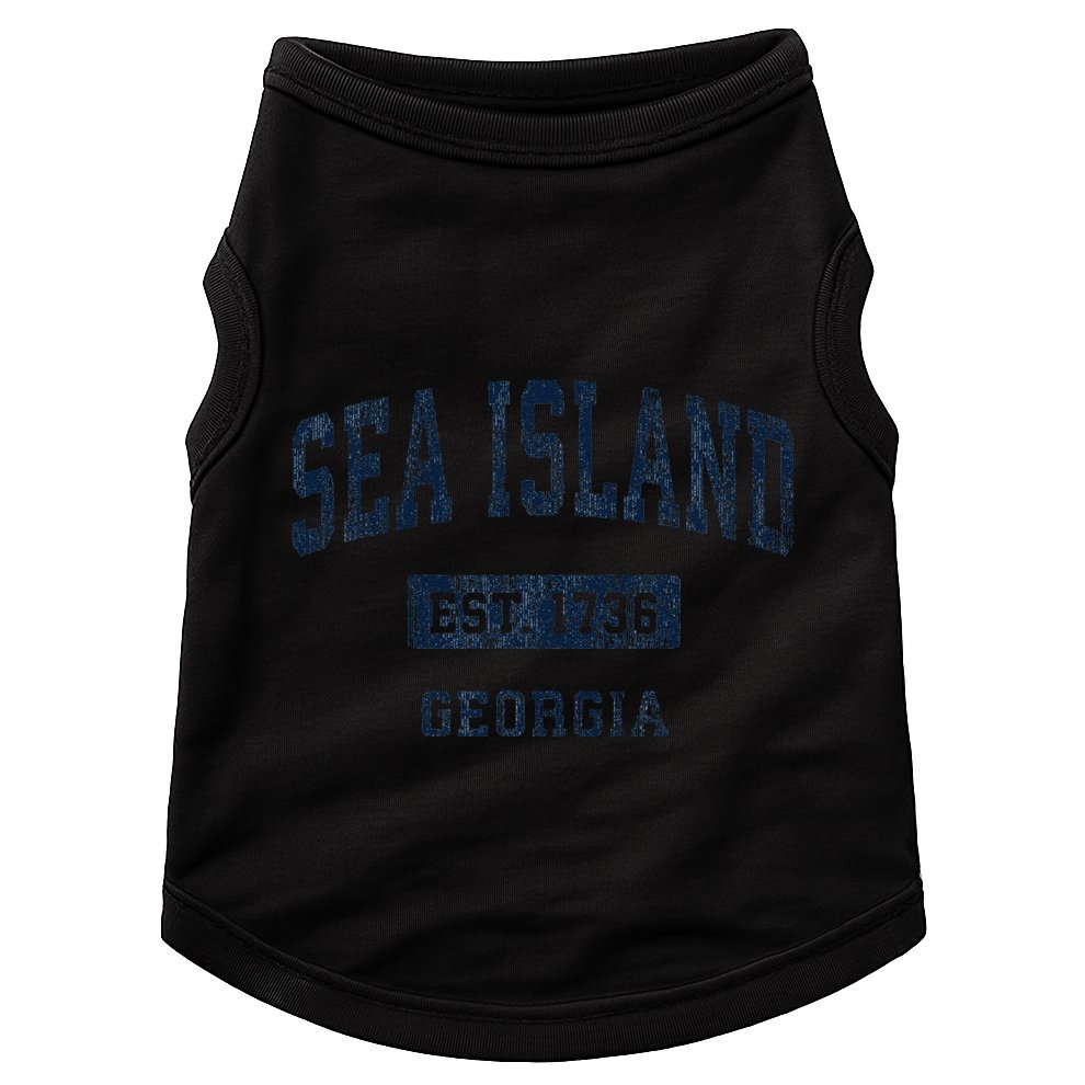 Sea Island Georgia Ga Vintage Established Doggie Tank