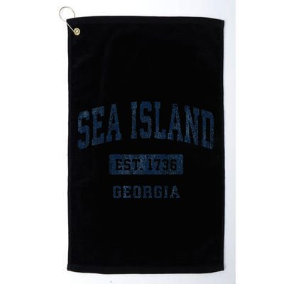 Sea Island Georgia Ga Vintage Established Golf Towel