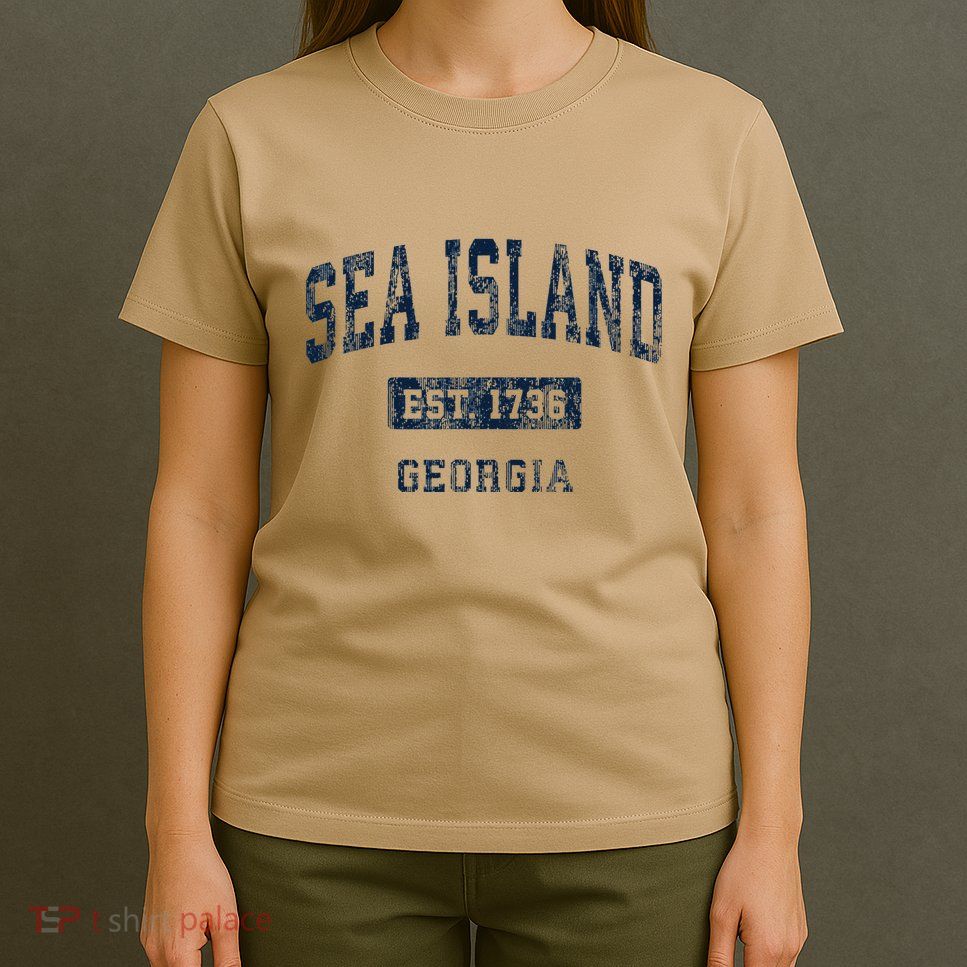 Sea Island Georgia Ga Vintage Established T-Shirt
