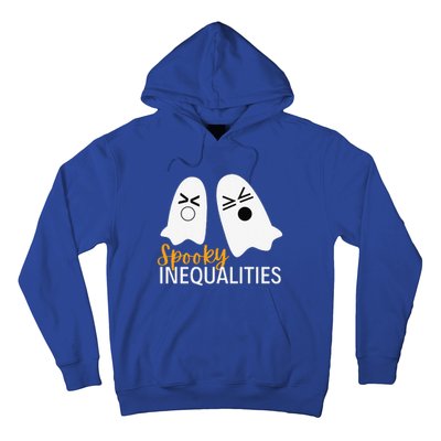 Spooky Inequalities Ghosts Halloween Math Teacher Cute Hoodie