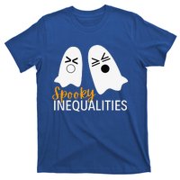 Spooky Inequalities Ghosts Halloween Math Teacher Cute T-Shirt