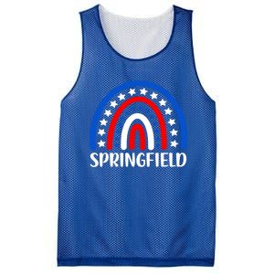 Springfield Illinois Gift I Love Springfield Usa Cute Gift Mesh Reversible Basketball Jersey Tank