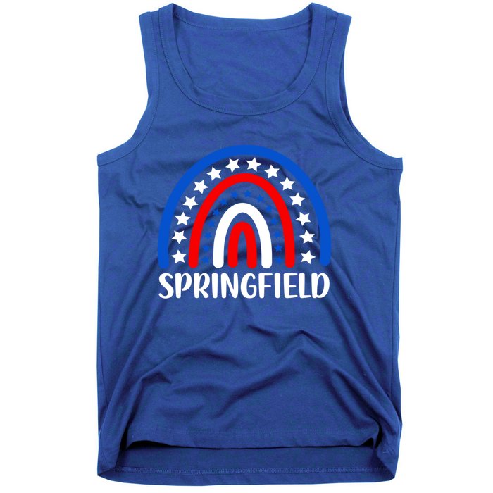 Springfield Illinois Gift I Love Springfield Usa Cute Gift Tank Top