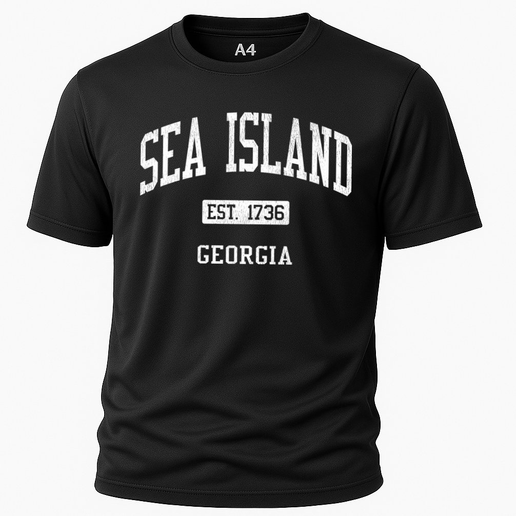 Sea Island Georgia Ga Js04 Vintage Athletic Sports Performance Shirt
