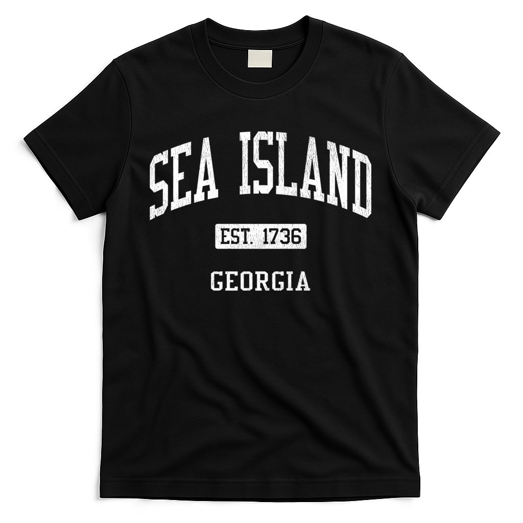 Sea Island Georgia Ga Js04 Vintage Athletic Sports T-Shirt
