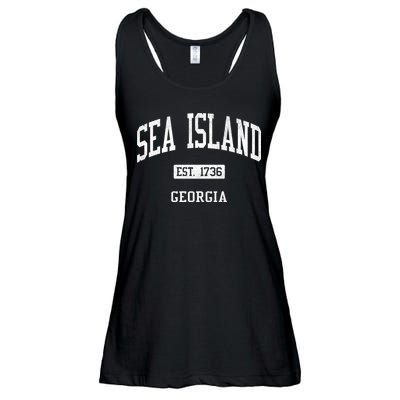 Sea Island Georgia Ga Js04 Vintage Athletic Sports Ladies Essential Flowy Tank