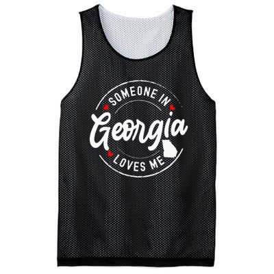 Someone In Georgia Loves Me Mesh Reversible Basketball Jersey Tank